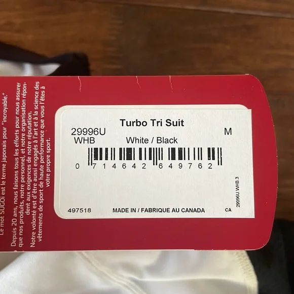 NWT Sugoi Mens Turbo Tri Suit - Picture 4 of 4